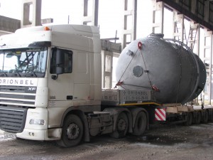 Перевозка оборудования для Беларусской АЭС фильтр